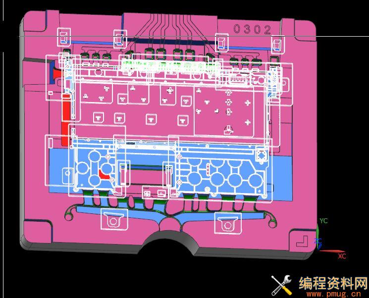 压铸笔记本拆电极图档