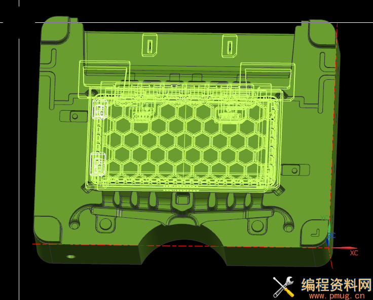 压铸模具公模拆电极图档