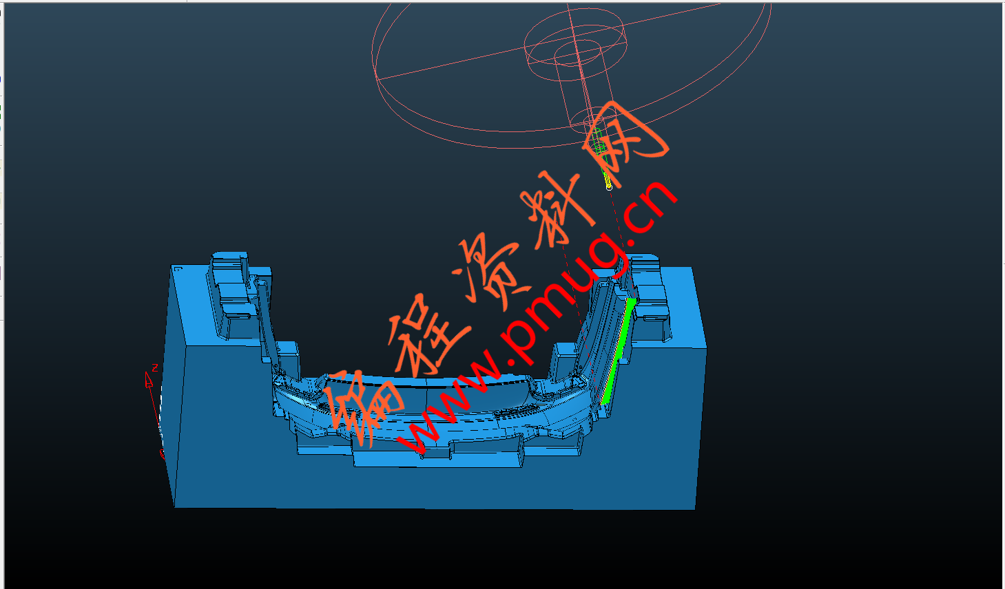 powermill汽车模具3+2编程刀路下载.png