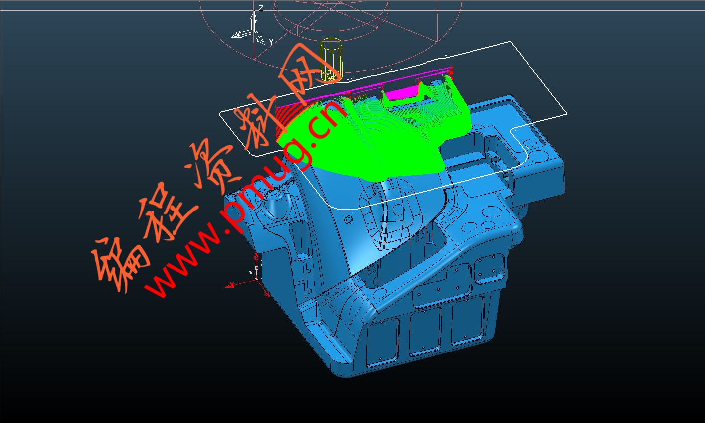 powermill大型模具光刀刀路下载.png