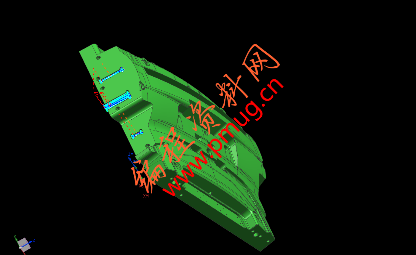 汽车模具镶件光刀刀路图档下载.png