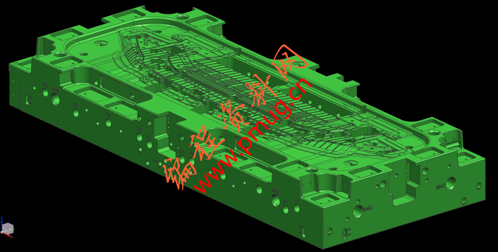 powermill汽车模具光刀刀路图档下载.png