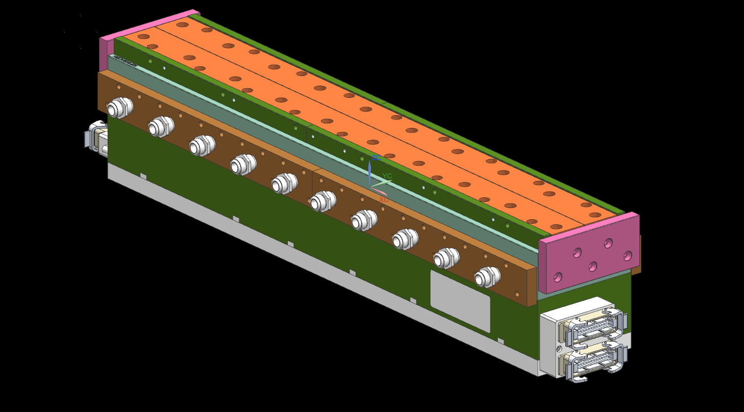 熔喷布1200MM热流道进胶模具3D